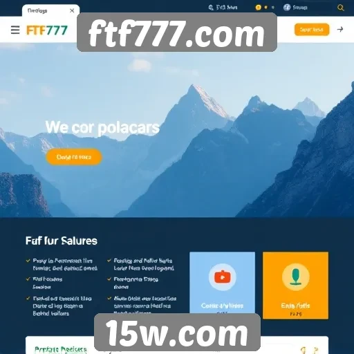 Interface do usuário do site ftf777.com é intuitiva